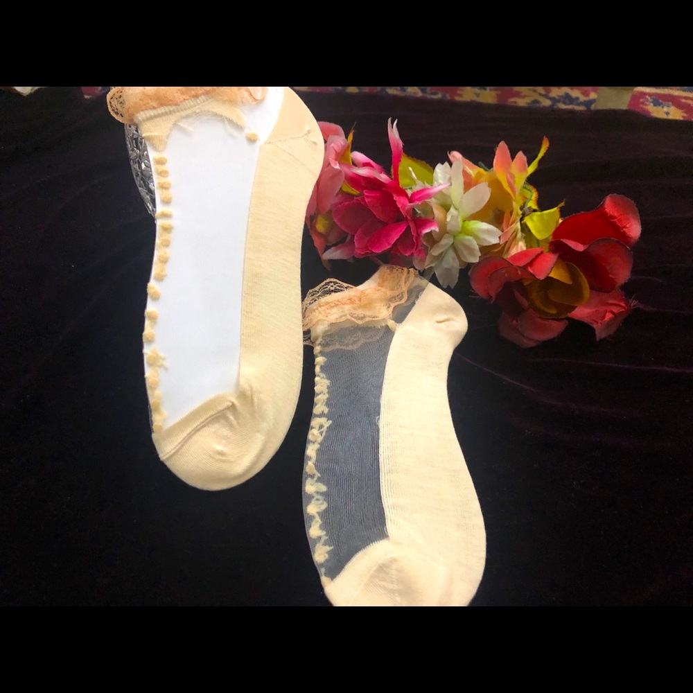 Fancy Socks With Lace